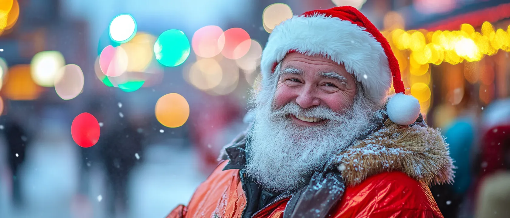 Santa Claus waving